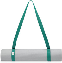 Yoga Mat Carry Strap Easy-Cinch Sling with Metal D-Rings