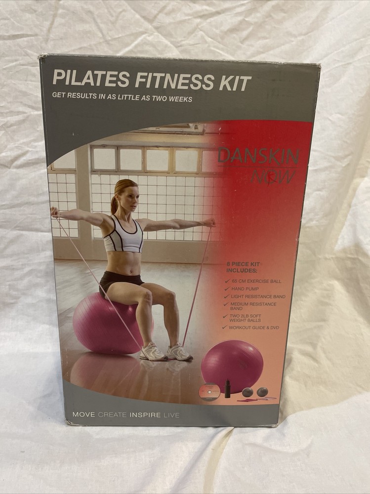 Danskin Now Pilates Fitness Kit WDN8PK08,8 Piece kit Exercise & Fitness NEW-Read