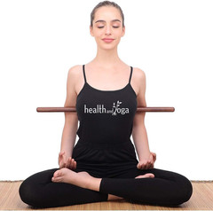 Healthandyoga Stretchnheal Collapsible Multi-Use Wooden Yoga Stick