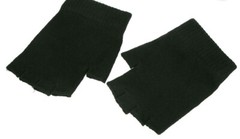 NWT Gaiam Evolve Grippy Yoga Gloves Black OS Fingerless Comfort Fit Exercise