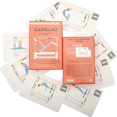 OnlinePilatesClasses Pilates Reformer Exercise Card Deck – 110 All-Level Cards