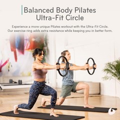 Ultra-Fit Circle, Pilates Ring Resistance Trainer, Upper-Body and Leg Workout…
