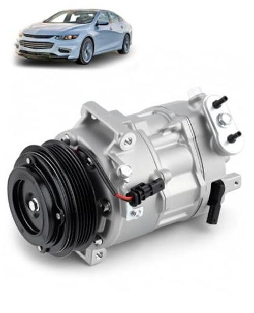 AC Compressor with Clutch Fit for Chevrolet Malibu L4 1.5L 2016-2024 CO 168361