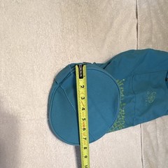 Gaiam Large Yoga Mat Bag 15L Blue Green Zip Zippered Pocket Tree Nylon