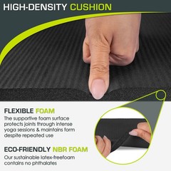 ProsourceFit Extra Thick Yoga Knee Pad and Elbow Cushion 15mm (5/8”) Fits Sta…