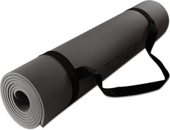 Yoga Mat 1/4″ Thick Non Slip Exercise & Pilates Mat for Home Workouts with Carry