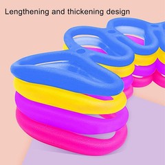 7 Ring Stretch Resistance Exercise Band, Workout Bands Yoga Stretching for Ho…