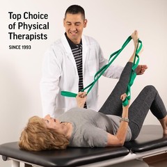 Versatile Stretch Out Strap for Therapy, Yoga & Pilates – 10 Loops, 0.25 lbs