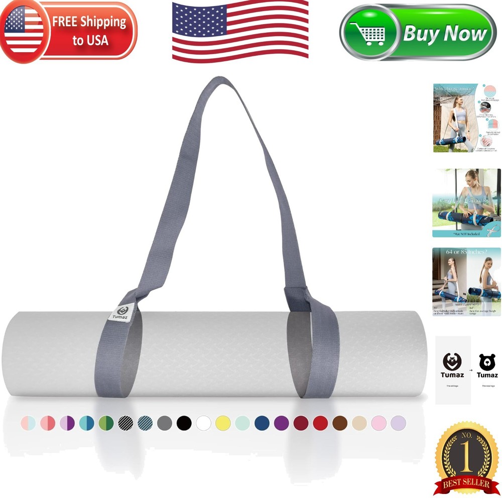 Delicate Texture Adjustable Yoga Strap – Comfortable & Durable Yoga Accessory