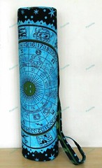 Indian Yoga Bag Beach Gym Exercise Mat Carrier Bags With Shoulder Strap Cotton