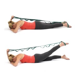 Stretch Out Strap for Flexibility & Mobility – Exercise Book Included, Ideal for