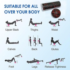 Extra Mini Foam Roller – High Density Massage Roller, Extra Small Yoga Roller…