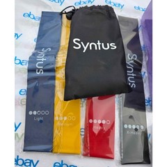 Syntus Yoga Blocks & Resistance Bands Set – 2 Purple Blocks + Stretch Bands