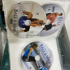 3 in 1 Ball The Complete Collection Book & DVD fitness ball stretchband