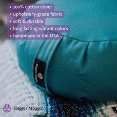 Hugger Mugger Zafu Meditation Cushion – Support in Cross-Legged Sitting, Buckwhe