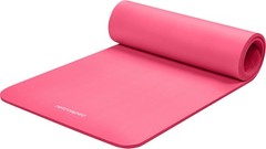 Solana Yoga Mat Thick 1 2in Non Slip Workout Nylon Strap 72x24in Exercise