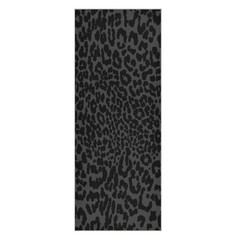 Yettasbin Leopard Black Yoga Mat Towel Non Slip Sweat Absorbent Hot Yoga Towel