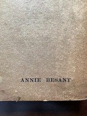 An Introduction to Yoga by Annie Besant Second Edition 1913