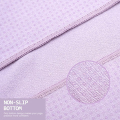 2 Pack Hot Yoga Towel with Grip Dot, Non Slip Yoga Mat Towe Sweat Absorbent Towe