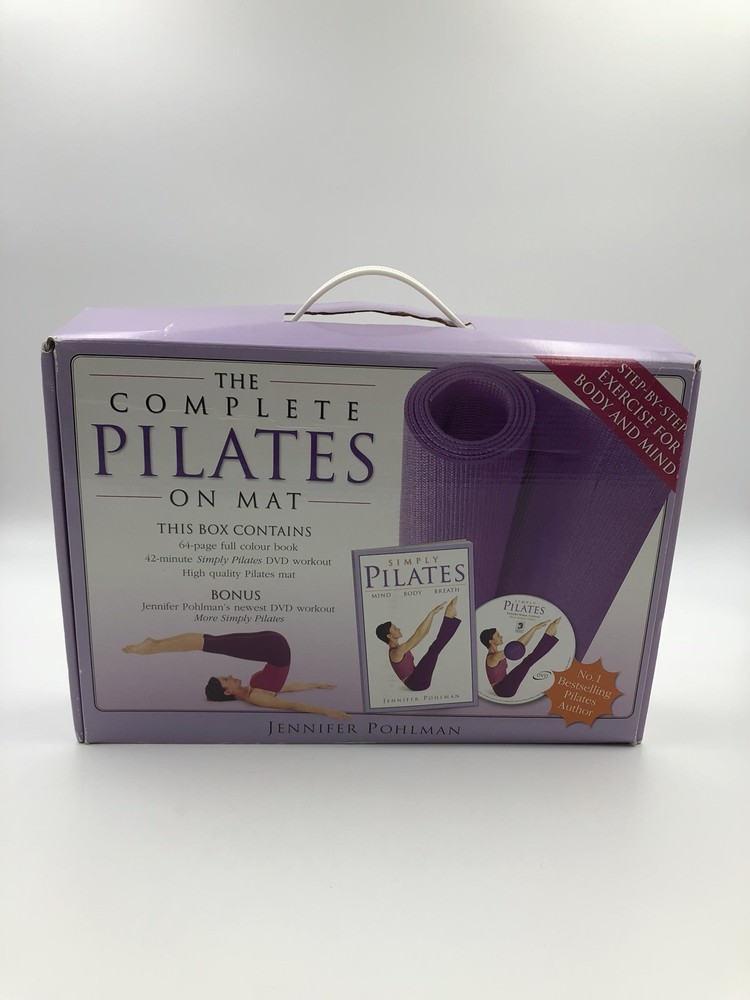 The Complete Pilates On Mat by Jeniffer Pohlman DVD, MAT and BOOK
