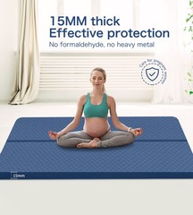 Large Exercise Mat – 15mm/20mm/30mm Thick Yoga Mat | Workout Mat for Fitness,…