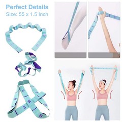 Nitpicker Stretching Straps Hamstring Stretcher Device Elastic Exercise Band Yog