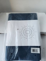 Anthropologie Travel Yoga Mat Blue Motif 24″ X 68″ New In Packaging