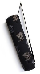 Indian Gold Black Floral Cotton Unisex Bags Gym Shoulder Straps Yoga Mat Bags US