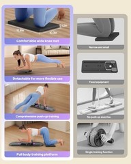 7-in-1 Foldable Pilates Board Set – Multi-Purpose Home Workout Equipment, Core T