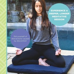 Zafu Meditation Pillows Sitting on Floor Yoga Cushion Cotton/Buckwheat fill US
