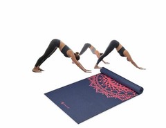 Yoga Mat Gaiam Print Non Slip Exercise & Fitness Mat for All Types of Yoga
