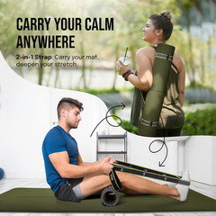 Extra Wide Yoga Mat for Men Women (72″L X 36″W) Non Slip Fitness & Exercise Mat