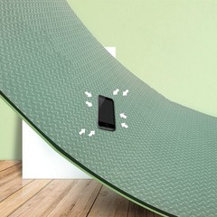 Yoga Mat 1/3″ (8mm) Thick Non-Slip, Men Fitness & Exercise Mat, 72″Lx24″W Eco…