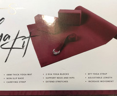 Jessica Simpson Yoga Kit 4 Piece Performance Active Gear New