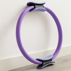 Pilates Yoga Ring with Handles – Purple