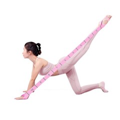 2-Pack Yoga Straps with 11 Loops – Adjustable Elastic Stretching Bands for Pi…