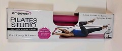 Empower Portable Pilates Studio Resistance Bar Fitness System Pink NIB