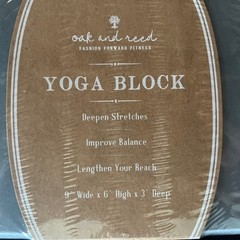 Yoga Block Oak & Reed Foam Block Fashion Forward Fitness 9x6x3 Gray Set Of 2