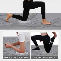 PAIDU Large Yoga Mat-72’x36’x0.4’ Extra Width ＆ Thick,C