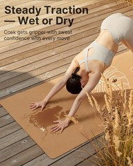 Yoga Mat,Non-Slip Hot Yoga Mat with Anti-Tear Design and Friendly Natural Rub…