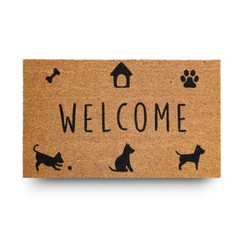 Kera Animals Doormat with Coconut Fibres, Stain Resistant Carpet for Rec…