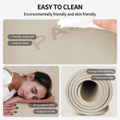 Large Yoga Mat-72’x36’x0.4’ Extra Width ＆ Thick,Comfortable,Non-Slip Exercise…