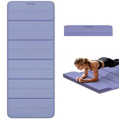 Foldable Yoga Mat, Extra Thick 10mm, 76″x26″Extra Long
