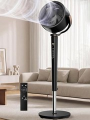 Oscillating Fan for Bedroom – 120°+120° Full-Automatic – 38″-46″