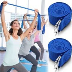 6 Pcs Yoga Strap for Stretching 8 Ft Yoga Exercise Adjustable Straps Bands wi…