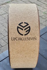 Up Circle Seven Back Roller and Yoga Wheel 13” Cork