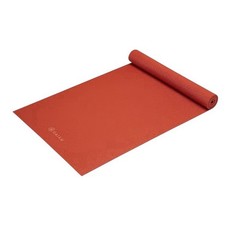 Gaiam Premium 5MM Yoga Mat Chili Orange Red 68″L x 24″W x 5MM