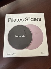 BetterMe Pilates Sliders Raspberry Pink 7-Inch Dual-Sided Exercise Sliders