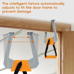 Portable Pull Up Bar for Doorway,Travel Pull Up Bar,Adjustable Home Gym Equip…