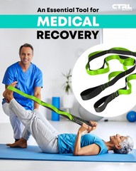 Stretching Strap with Loops Non Elastic Stretch Band for Physical Therapy, Y…